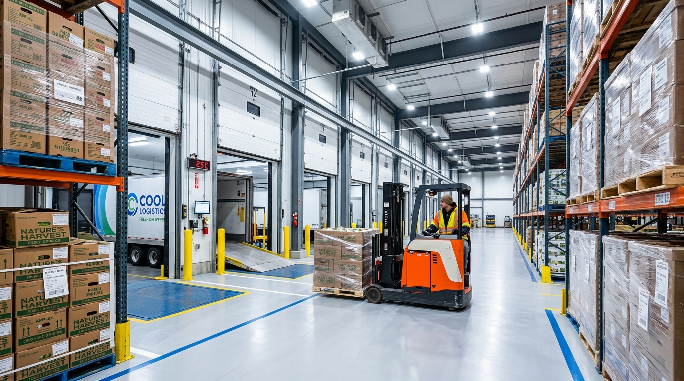 Cold Storage Distribution and Cross-Docking